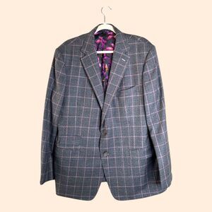 Stitched XXXX Gray Sport Coat
